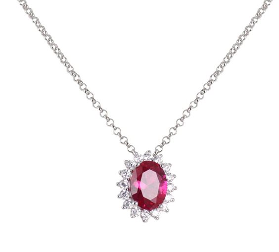 Collana Bluamante Donna in Argento Cubic Zirconia BCN385ZGR - BCN385ZGR